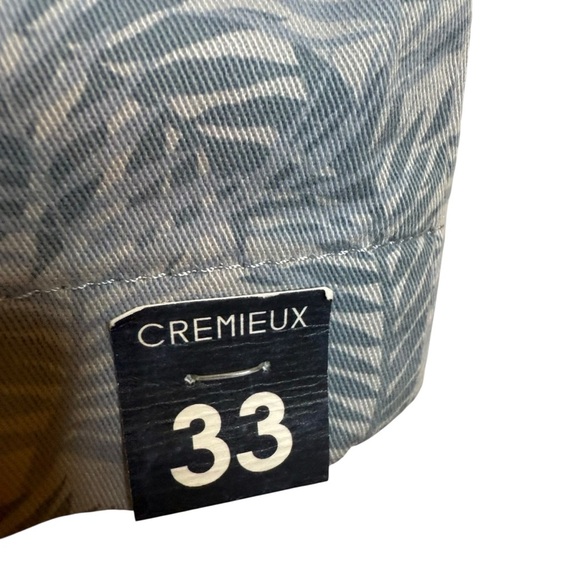 Daniel Cremieux | Blue Botanical  Flat Front Shorts | Sz 33 - Picture 3 of 9